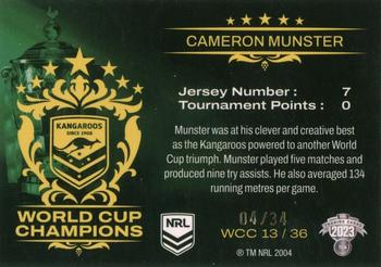 2023 NRL Traders Elite - World Cup Champions Priority #WCC13 Cameron Munster Back